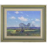Warwick Fuller, 20th century, Australian School, Oil on board, Autumn, Richmond, A landscape scene