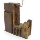 Sporting collectables: a Capito perpetual mouse trap, c1900, of pine and steel construction with