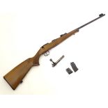 Rimfire rifle: a CZ'452-2E ZKM' .22LR bolt-action rifle, 25" barrel with open adjustable sights