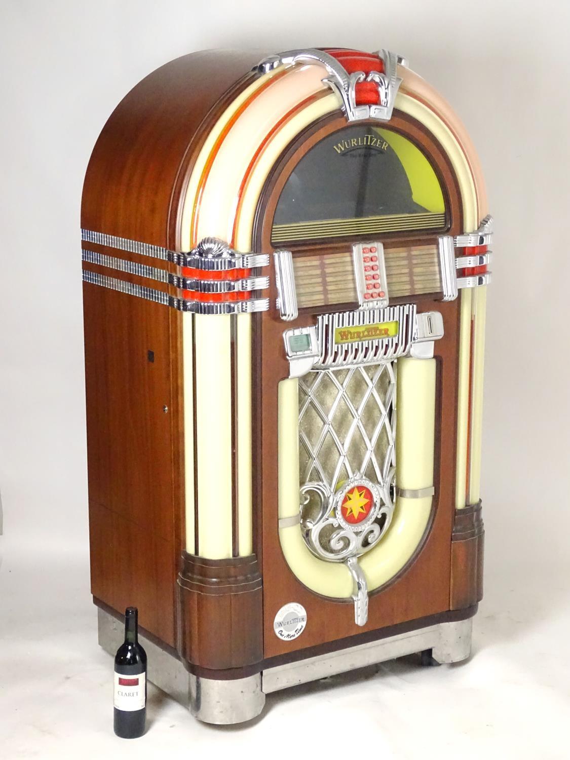 Vintage Retro, mid-century: a Wurlitzer CD jukebox, model OMT CD-100, with operating instructions, - Image 4 of 11