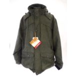 Sporting / Country pursuits: A Laksen hunting jacket in green, size 4XL, new with tags, chest