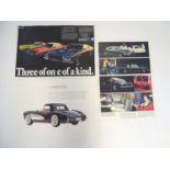 Three 20thC car advertising colour posters comprising Chrysler 'Three of one of a kind', advertising