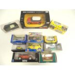 Toys: A quantity of assorted die cast scale model cars / vehicles comprising Corgi Toys, Mini