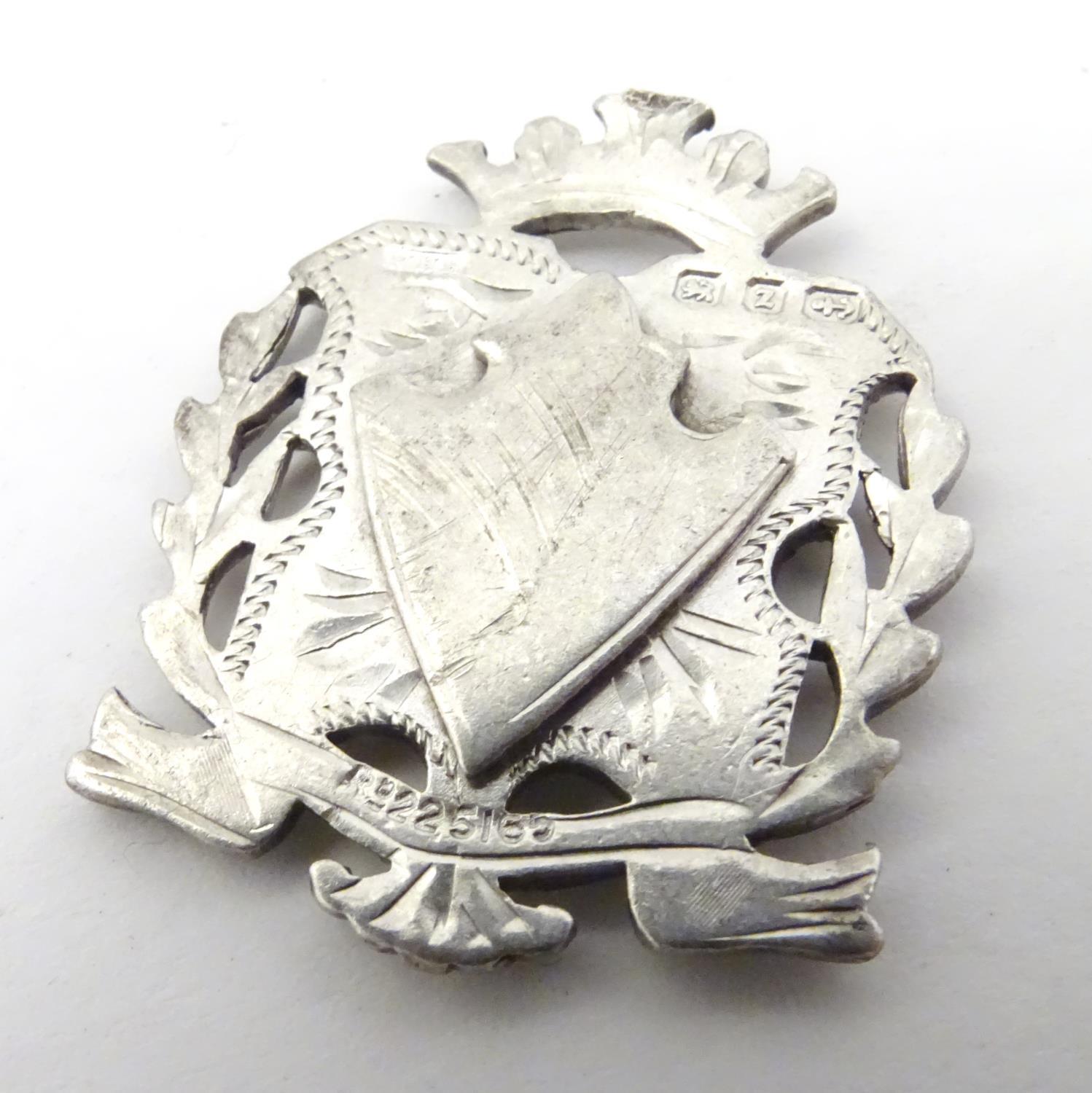 A hallmarked silver fob medal, the obverse decorated with the insignia of the National Safety - Image 7 of 10