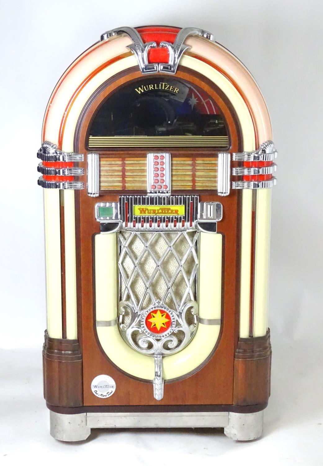 Vintage Retro, mid-century: a Wurlitzer CD jukebox, model OMT CD-100, with operating instructions, - Image 7 of 11