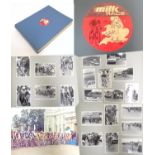 Cycling: a mid 20thC photograph album recording the 1975 Milk Race, containing c600 mono and