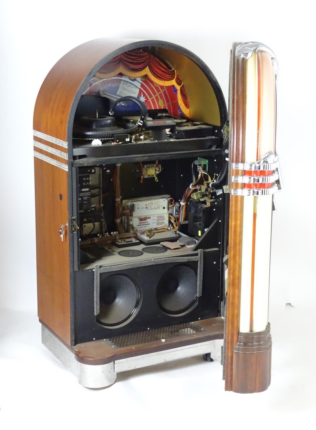 Vintage Retro, mid-century: a Wurlitzer CD jukebox, model OMT CD-100, with operating instructions, - Image 9 of 11