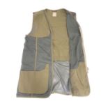 Sporting / Country pursuits: A Beretta skeet vest / clay shooting gilet in green. Size 2XL, new with