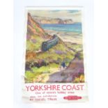 A British Railways poster, Yorkshire Coast, One of nature's holiday areas, Ideal for Exploration