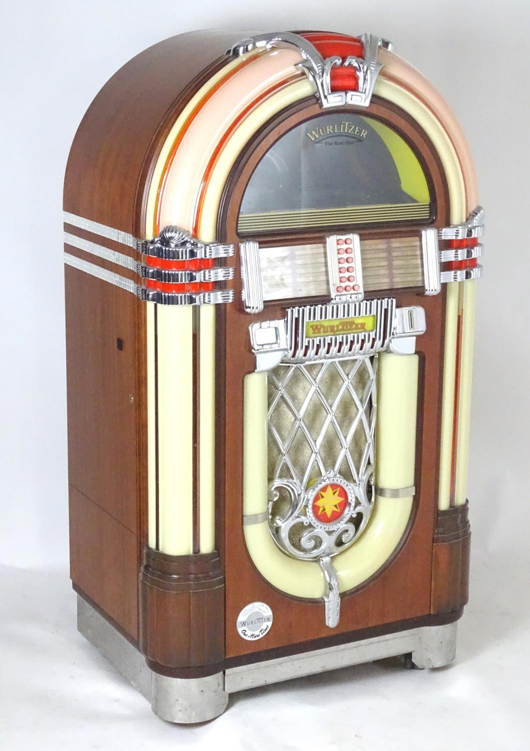 Vintage Retro, mid-century: a Wurlitzer CD jukebox, model OMT CD-100, with operating instructions, - Image 8 of 11