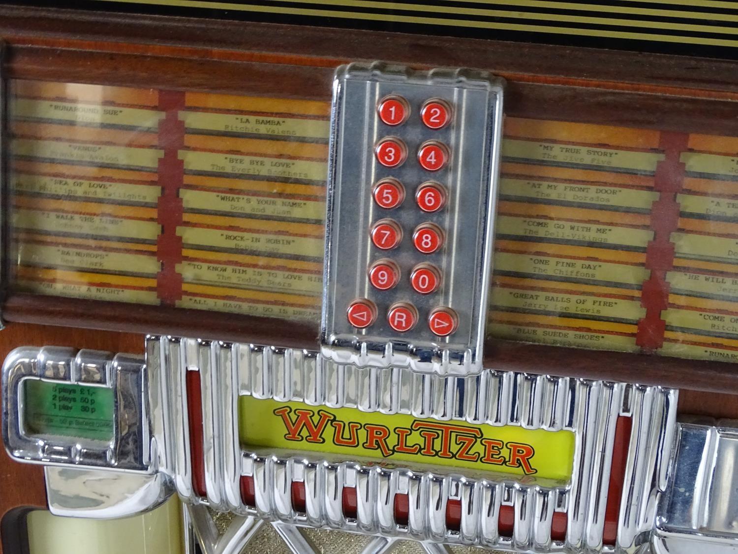 Vintage Retro, mid-century: a Wurlitzer CD jukebox, model OMT CD-100, with operating instructions, - Image 5 of 11