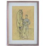 After Pablo Picasso (1881-1973), 20th century, Lithograph, Jeune Homme et Cheval (Young man and a