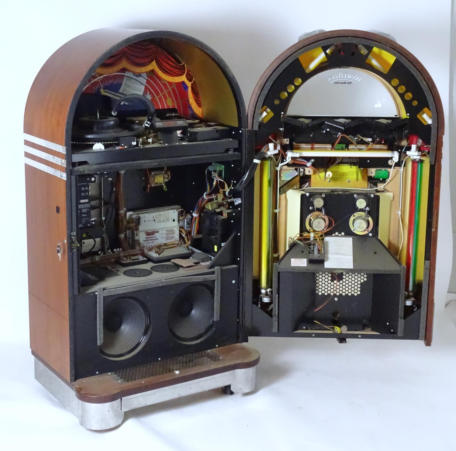 Vintage Retro, mid-century: a Wurlitzer CD jukebox, model OMT CD-100, with operating instructions, - Image 10 of 11