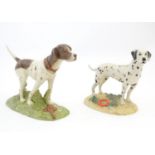 Two Royal Doulton models of dogs comprising a Pointer, from the Gun Dog Collection, no. RDA 15,