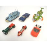 Toys: A quantity of assorted die cast scale model Dinky Toys, comprising UFO Inspector, no. 351;