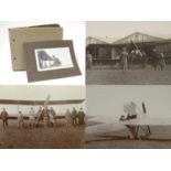 Militaria: Early aviation photo album Shoreham 1913/14 Flt Sub. Lt Herbert Rutter Simms, No. 1 Wing