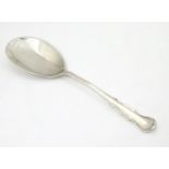 A silver jam / preserve spoon, hallmarked London 1921. 4 3/4" long Please Note - we do not make