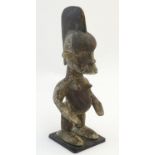 Ethnographic / Native / Tribal: A carved Ewe figure. Approx. 10" high Please Note - we do not make