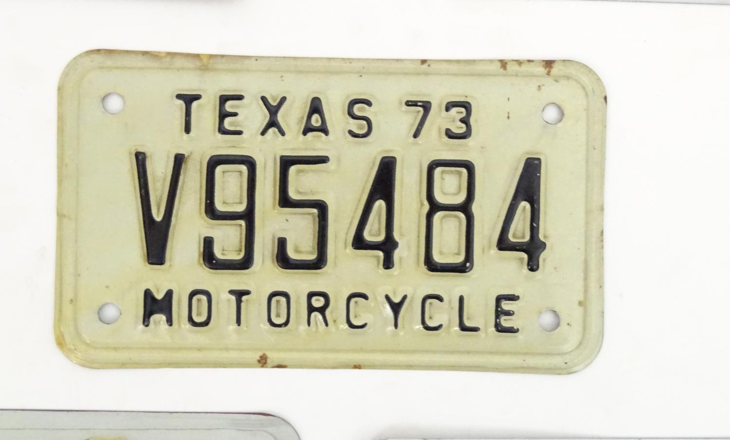 A quantity of late 20thC / 21stC examples of American state license / number plates, Texas, three - Image 3 of 7