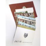 An assortment of mid to late 20thC promotional advertising car brochures, comprising: Jaguar Type