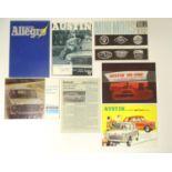 An assortment of mid 20thC Austin promotional advertising car brochures, comprising: Mini De Luxe