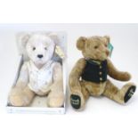 Toys: Two Harrods teddy bears comprising Harrods In Bloom bear with a floral waistcoat in original