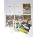 An assortment of late 20thC Peugeot promotional advertising car brochures, comprising 604 XL (2) and