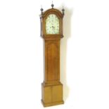 A 19thC oak cased long case clock, by J L Wynn , Alresford ( Hampshire ), with 8 day movement and