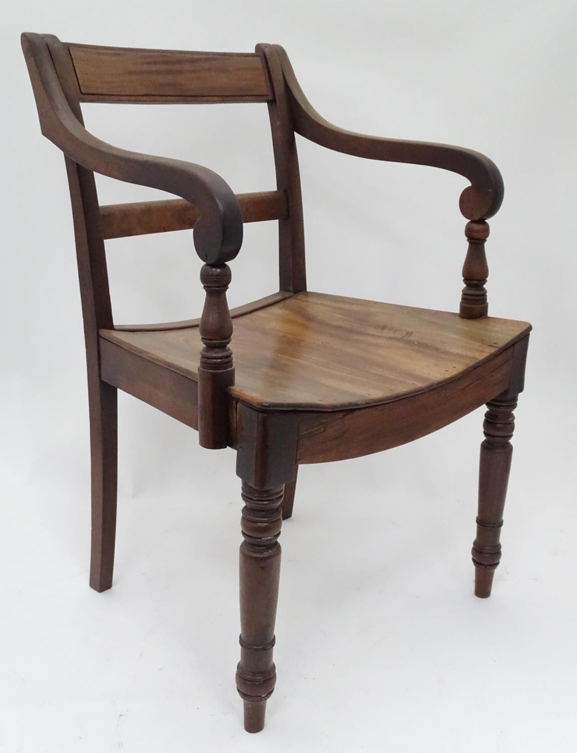 A Regency mahogany carver chair Please Note - we do not make reference to the condition of lots - Image 3 of 4