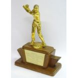 Golf: A 1966 Goodyear International Corporation Worldwide Golf Competition Winner (trophy)