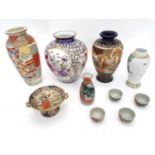 A quantity of assorted Oriental ceramics Please Note - we do not make reference to the condition