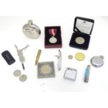 A quantity of assorted items to include a December 2012 Olympics medal, a Queen's Diamond Jubilee