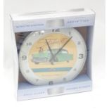 An American motoring wall clock decorated with the car / vehicle Oldsmobile Starfire '98 Please Note