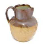 A Doulton Lambeth harvest jug Please Note - we do not make reference to the condition of lots within