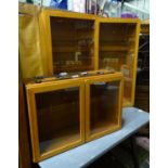 Three late 20thC Tapley display cabinets (3) Please Note - we do not make reference to the condition