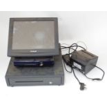 A Uniwell electronic till / cash register with receipt printer Please Note - we do not make