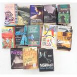 A quantity of assorted books to include crime fiction novels Please Note - we do not make