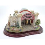 A large limited edition Lilliput Lane model titled The Mallard Record Breaker, no. 12459,