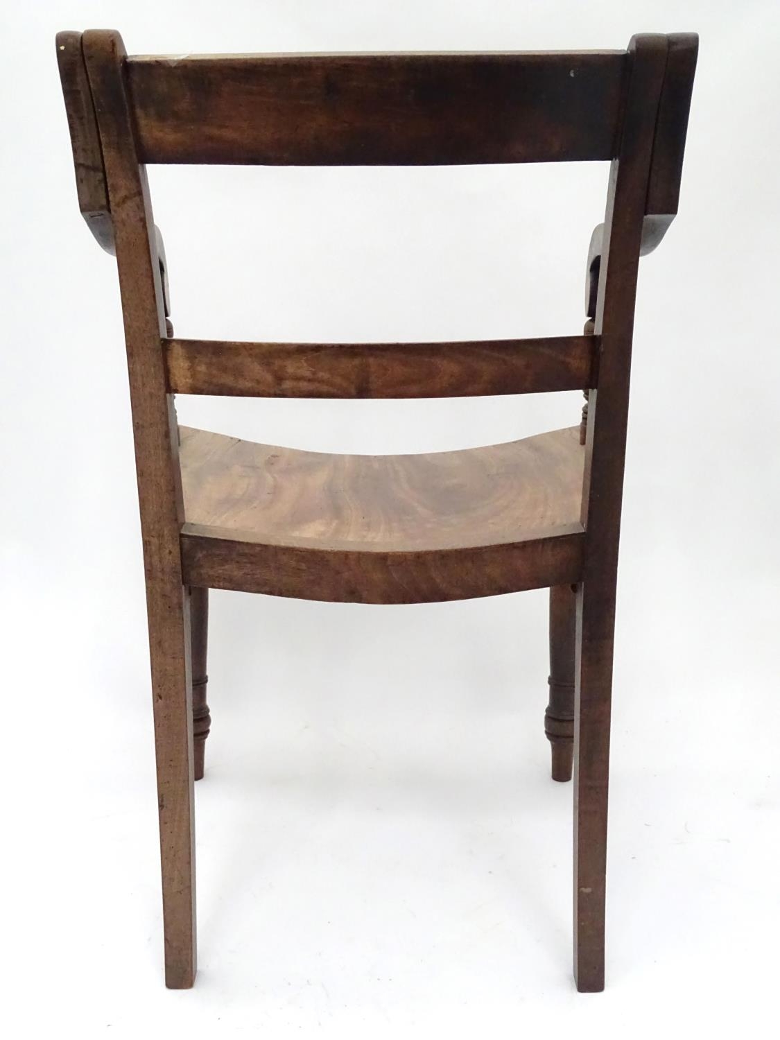 A Regency mahogany carver chair Please Note - we do not make reference to the condition of lots - Image 2 of 4