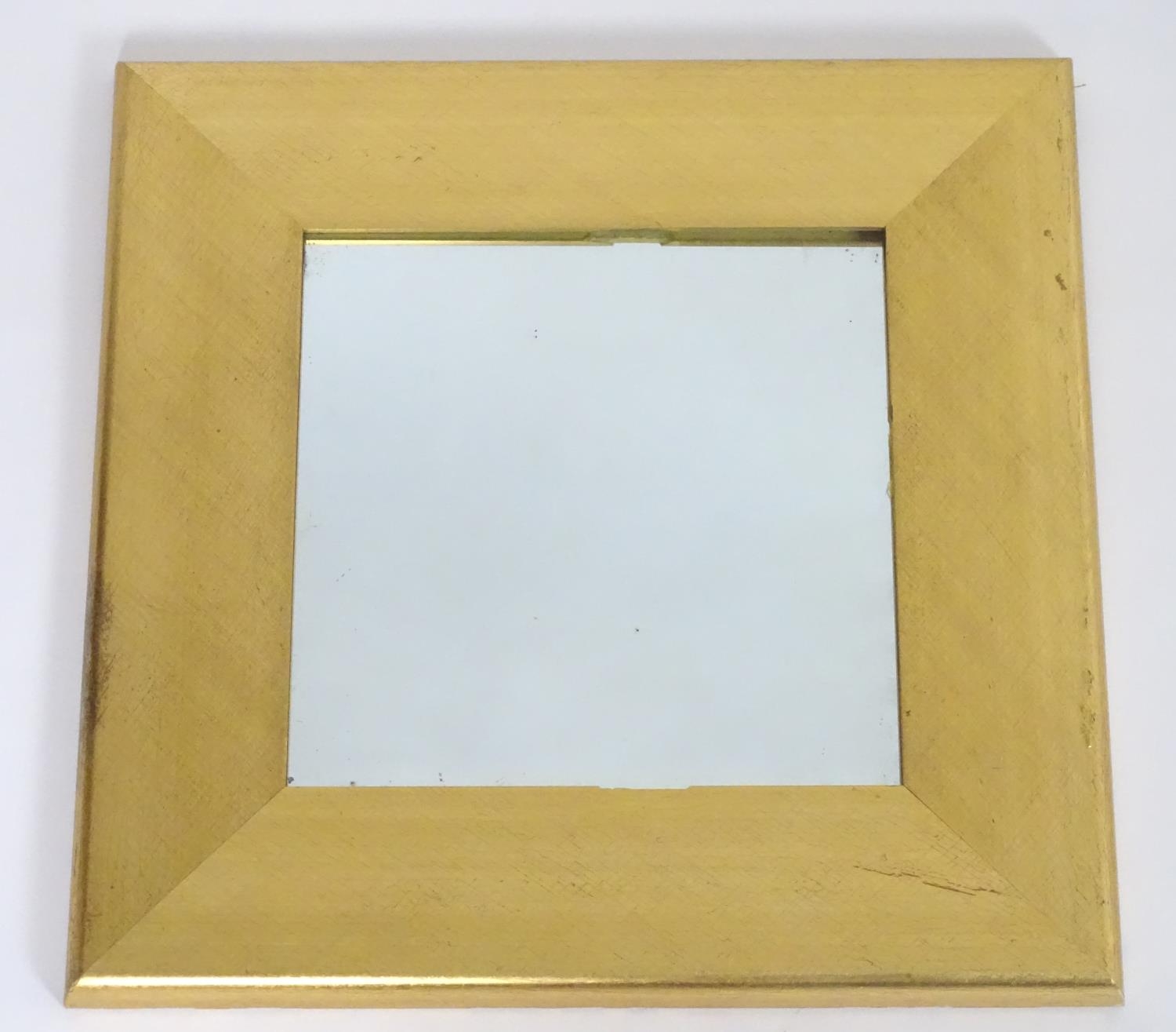 Two gilt framed mirrors, frames sizes 17" x 14" and 19" x 19" (2) Please Note - we do not make - Image 5 of 5