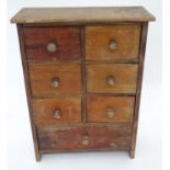 A small scratch built chest of drawers / spice cabinet Please Note - we do not make reference to the