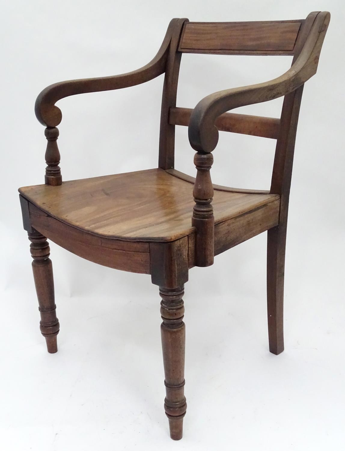 A Regency mahogany carver chair Please Note - we do not make reference to the condition of lots - Image 4 of 4