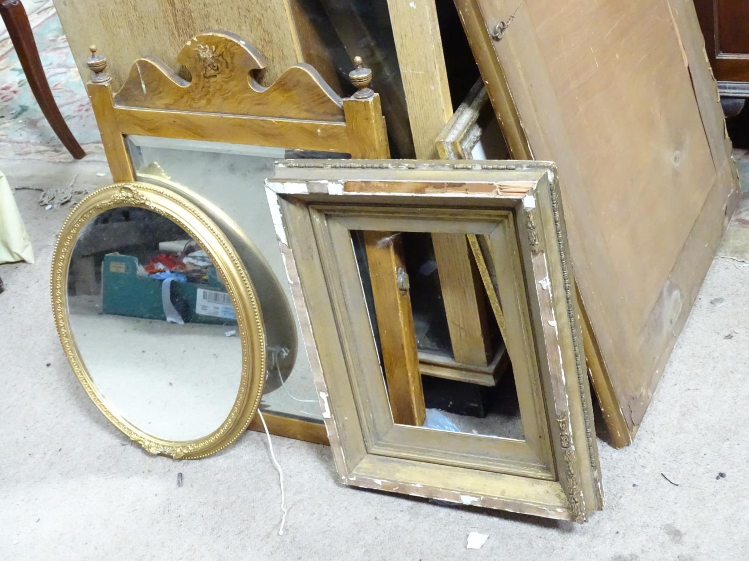 2 Mirrors and gilt frame Please Note - we do not make reference to the condition of lots within - Image 3 of 3