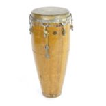 Musical Instrument: a mid-20thC ASBA, France conga drum, 31 tall Please Note - we do not make