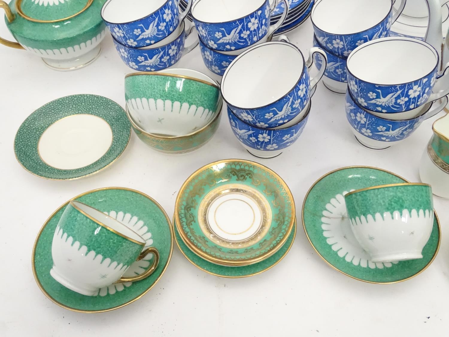 A quantity of Continental and Oriental ceramics to include vases, tea wares, etc. Please Note - we - Image 5 of 12