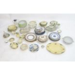 A large quantity of assorted Booths china to include bowls, coffee pots, chamber pots, cups,