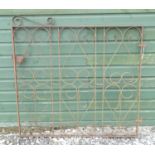 A wrought iron gate Please Note - we do not make reference to the condition of lots within