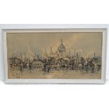 A print of London after Ben Maile Please Note - we do not make reference to the condition of lots
