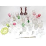A quantity of assorted glass Please Note - we do not make reference to the condition of lots