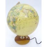 A late 20thC globe by Tecnodidattica Please Note - we do not make reference to the condition of lots